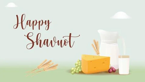 Shavuot Day Illustrazione stock