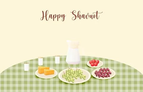 Shavuot Day Stock Illustration