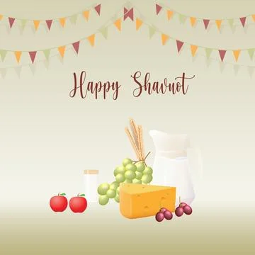 Shavuot Day Stock Illustration
