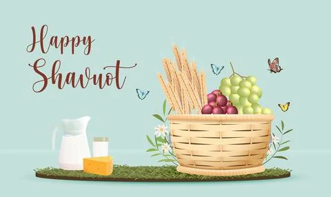 Shavuot Day Stock Illustration