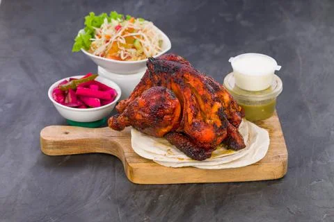 Shawai chicken Stock Photos