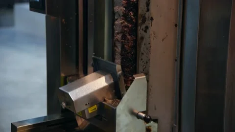 Shawarma cooking machine Stock Footage 229801555