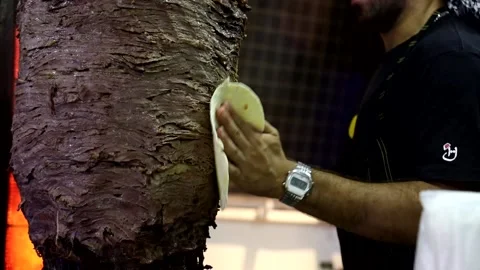 SHAWARMA FOOD Video stock 138404449