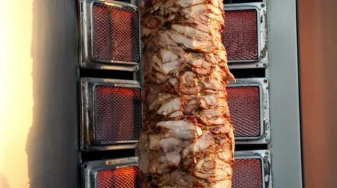 Shawarma meat Stock Footage 41575711