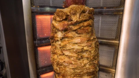 Shawarma Roll Rolling Stock Footage 89114549