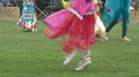 Shawl Dancer Stock Footage 22873281