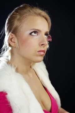 She is angry Stock Photos