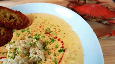 She Crab Soup Stock Footage 316544412