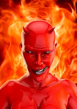 She devil Ilustração Stock