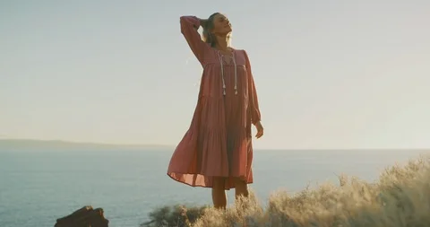 She is the embodiment of bliss Stock Footage 121868968