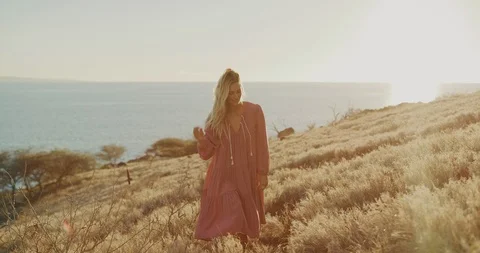 She is the embodiment of bliss Stock Footage 121869003
