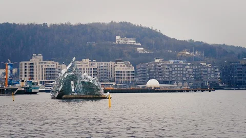 She Lies Oslo Stock Footage 124744686