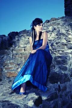Is she princess? Stock Photos