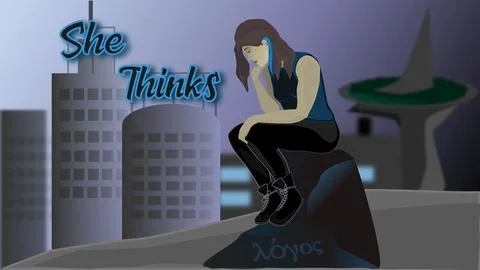 She thinks Stock Illustration