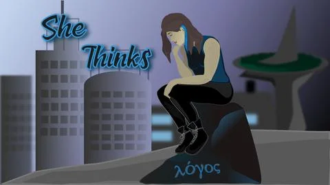 She thinks Stock Illustration