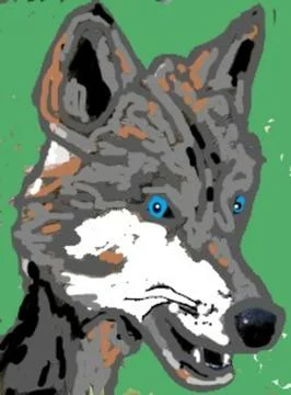 She-wolf 스톡 일러스트