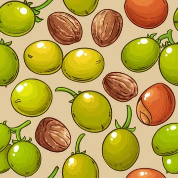 Shea vector pattern Illustrazione stock