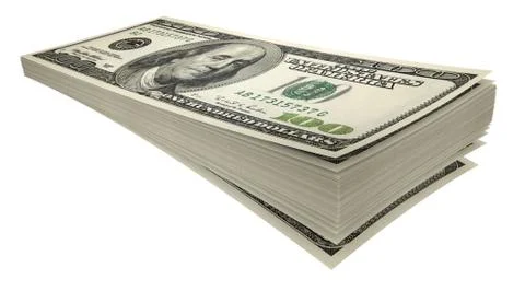 Sheaf of dollars #2 Stock Illustration