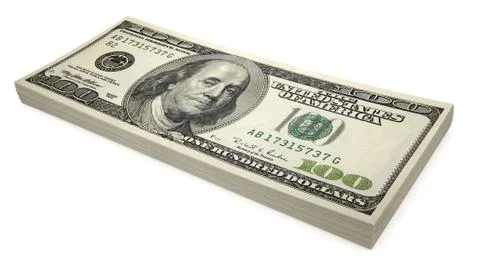 Sheaf of dollars 스톡 일러스트