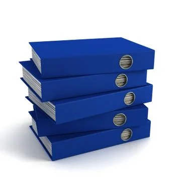 Sheaf office folders Stock Illustration