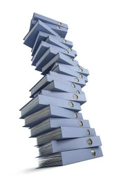 Sheaf office folders Stock Illustration