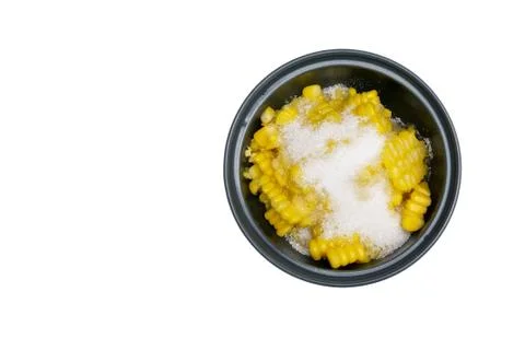 Shear corn with sugar isolated Stock Photos