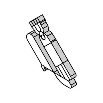 Shear sheep electric tool isometric icon vector illustration Stock Illustration