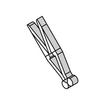 Shear sheep hand tool isometric icon vector illustration Stock Illustration
