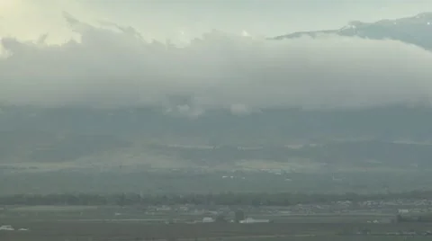 Sheared Clouds Stock Footage 54742135