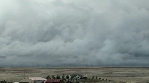 Sheared Stratus Stock Footage 54742600