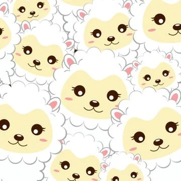 Sheep Background Stock-Illustration