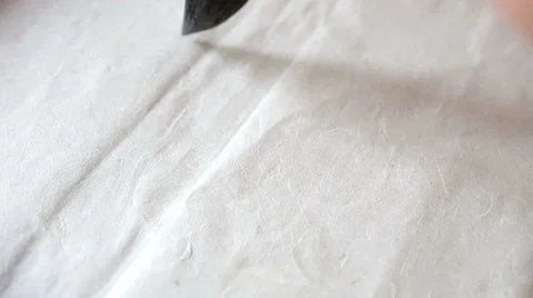 "sheep" in Chinese calligraphy Stock Footage 45294302