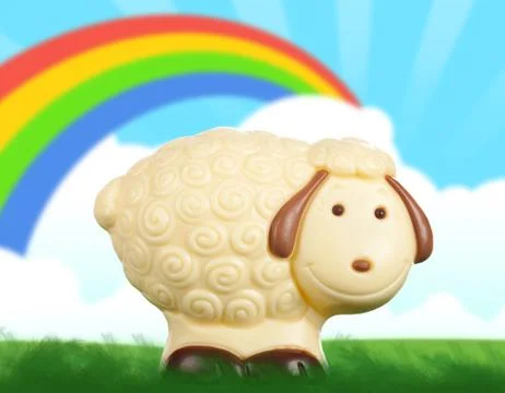 Sheep chocolate Stock Photos