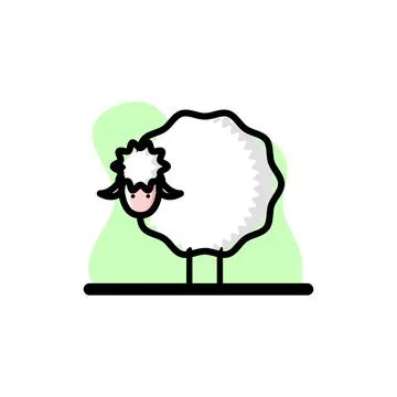 Sheep Conceptual Vector Character Illustration Design Stock Illustration