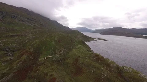 Sheep Farm, Lost Valley, Louisburgh, Co Mayo, Ireland 7 Stock Footage