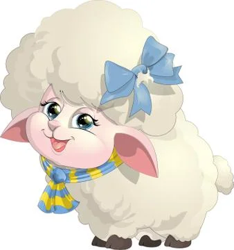 The sheep Stock Illustration