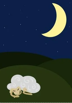 A sheep Stock Illustration