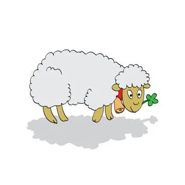 Sheep illustration Stock Illustration