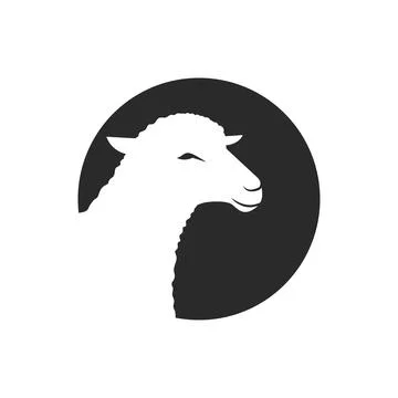 Sheep logo icon Stock-Illustration