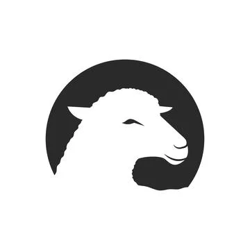 Sheep logo icon Illustration