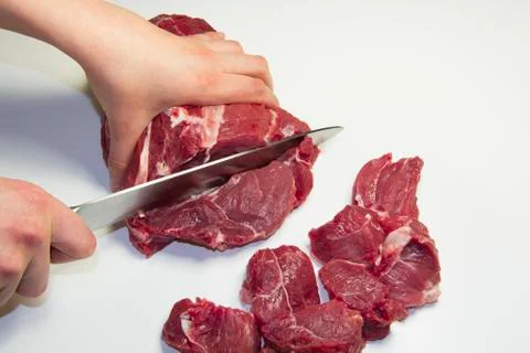 Sheep mutton meat Stock Photos