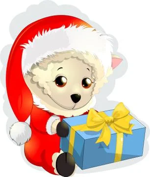 Sheep new year Stock Illustration