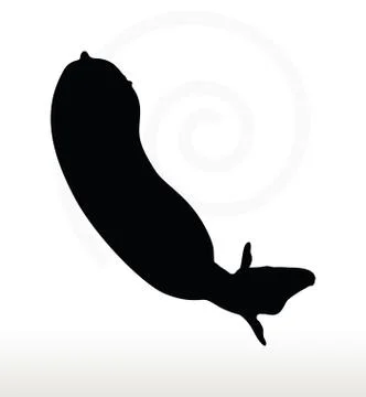 Sheep silhouette with looking pose Stock Illustration
