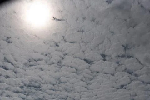 "Sheep" type cloud formation Stock Photos