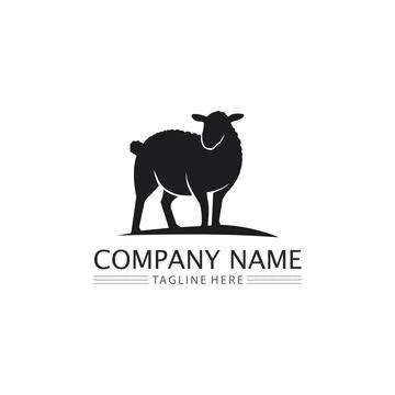 Sheep vector icon Stock Illustration
