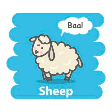 Sheep vector illustration Stock Illustration