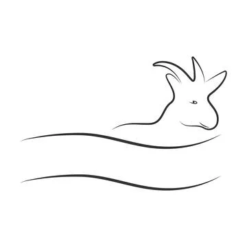 Sheep vector logo illustration design Stock Illustration