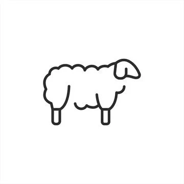 Sheep Wool Icon Stock Illustration