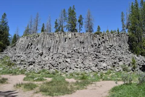 Sheepeater Cliff Stock Photos