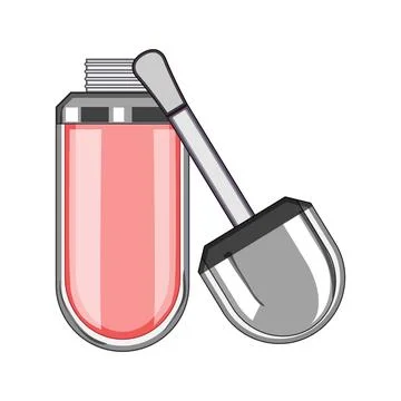 Sheer lip gloss cartoon vector illustration Stock Illustration